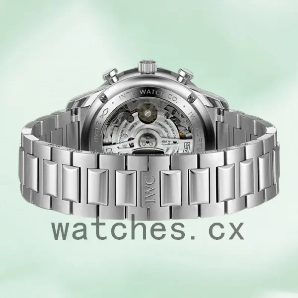 IWC Portuguese Chrono Men's 43mm IW371617 Bracelet White Dial - Image 4