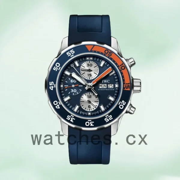 IWC Aquatimer IW376704 Men's 43mm Blue Dial - Image 2