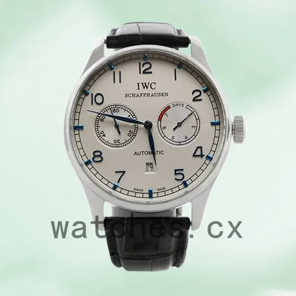 IWC Portuguese Automatic 42mm IW500107 Men's Leather Strap - Image 2