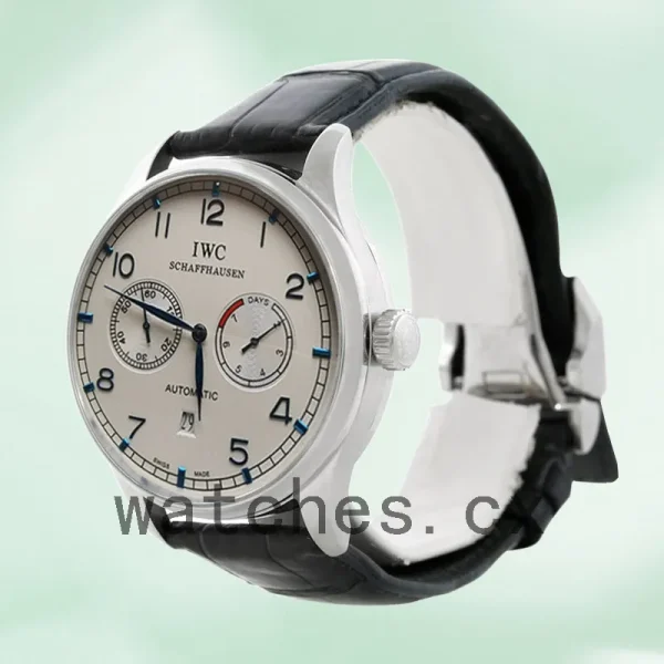 IWC Portuguese Automatic 42mm IW500107 Men's Leather Strap - Image 3
