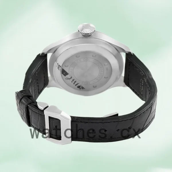 IWC Pilot 43mm Men's IW500401 Black Dial Silver-tone - Image 4