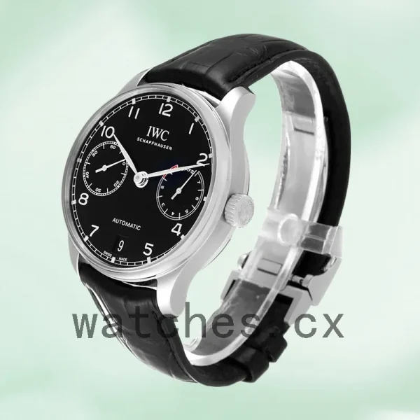 IWC Portuguese Automatic IW500703 Men's 42mm Black Dial - Image 3
