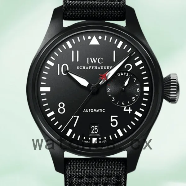 IWC Big Pilots IW501901 Men's 43mm Canvas Strap