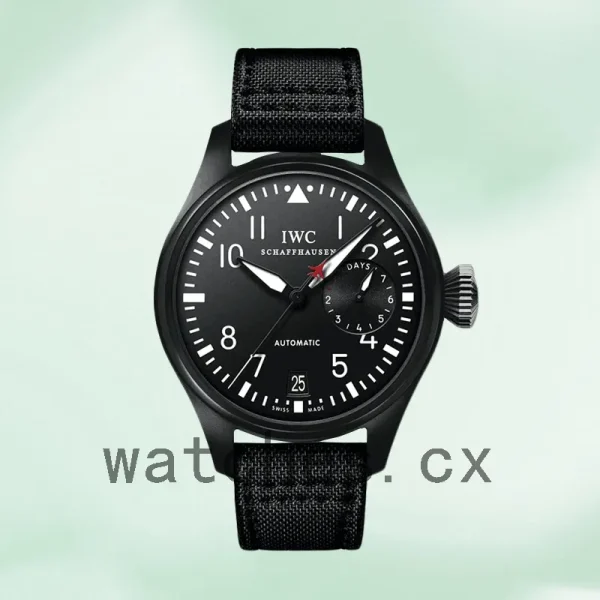IWC Big Pilots IW501901 Men's 43mm Canvas Strap - Image 2