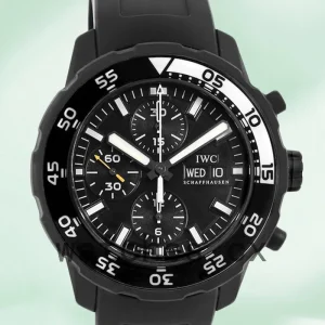 IWC Aquatimer Men's 45mm IWC376705 Black Dial Black-tone