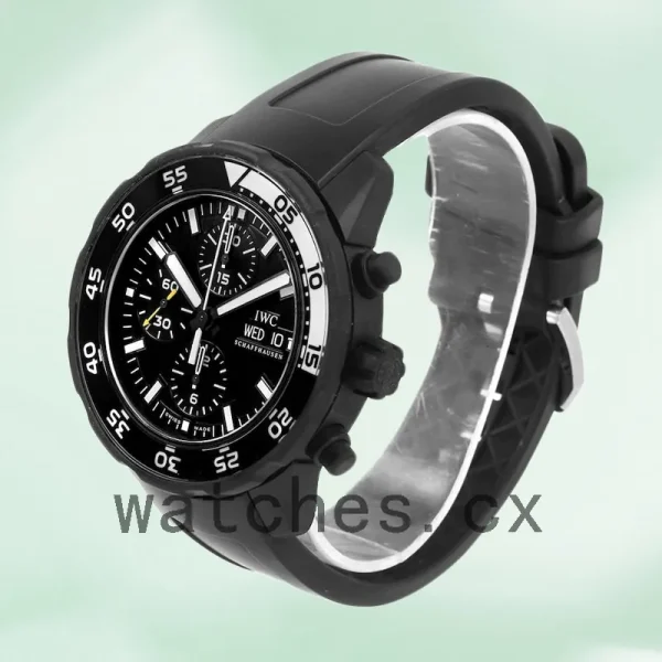 IWC Aquatimer Men's 45mm IWC376705 Black Dial Black-tone - Image 3