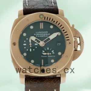 Panerai Luminor Submersible Men's 47mm PAM00507 Leather Strap Automatic