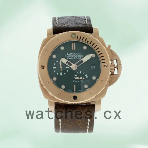 Panerai Luminor Submersible Men's 47mm PAM00507 Leather Strap Automatic - Image 2
