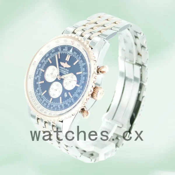 Breitling Navitimer Men's 46mm NavitimerBK017 Bracelet Black Dial - Image 3