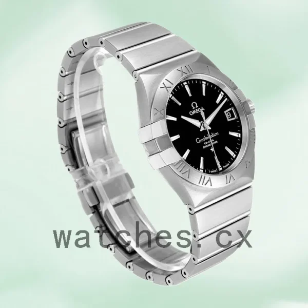 Omega Constellation Men 38mm 123.10.38.21.01.001 Silver-tone Bracelet - Image 4