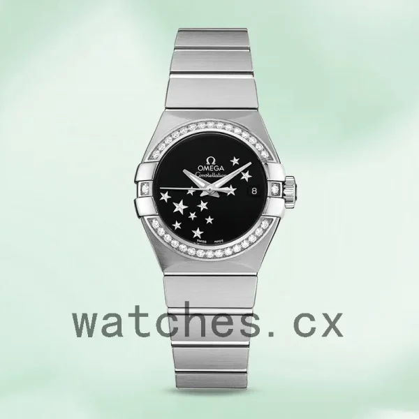 Omega Constellation 27mm Ladies 123.15.27.20.01.001 Black Dial - Image 2