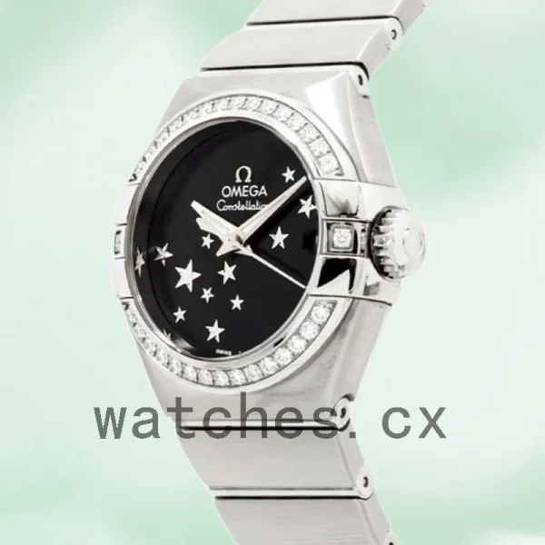 Omega Constellation 27mm Ladies 123.15.27.20.01.001 Black Dial - Image 3