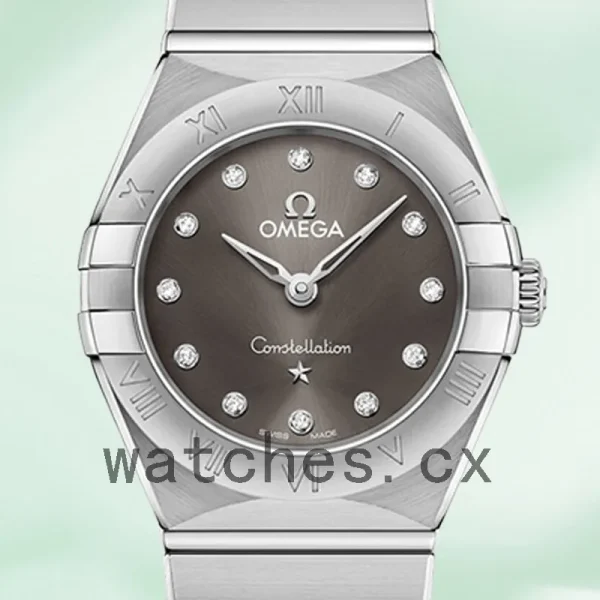 Omega Constellation 27mm Ladies 131.10.25.60.56.001 Grey Dial Quartz