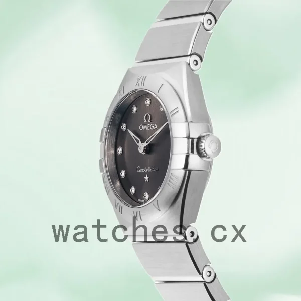 Omega Constellation 27mm Ladies 131.10.25.60.56.001 Grey Dial Quartz - Image 3