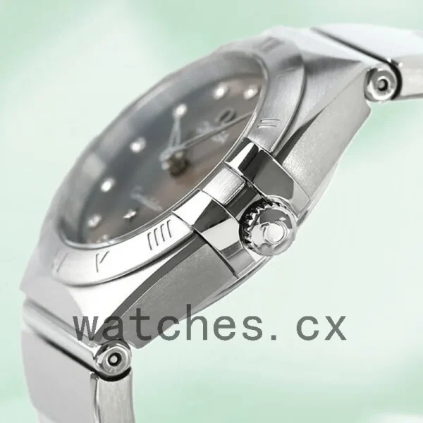 Omega Constellation 27mm Ladies 131.10.25.60.56.001 Grey Dial Quartz - Image 4
