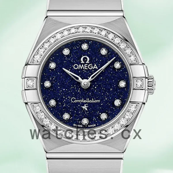 Omega Constellation 131.15.25.60.53.001 Ladies 27mm Blue Dial Quartz