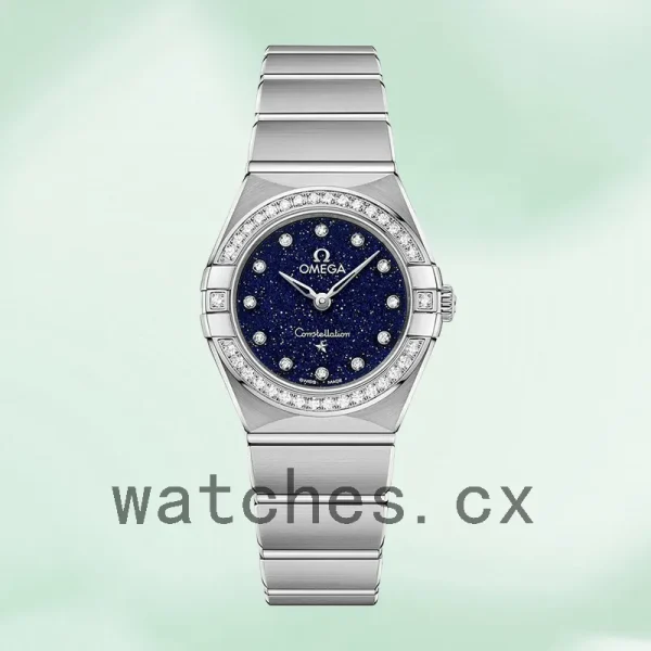 Omega Constellation 131.15.25.60.53.001 Ladies 27mm Blue Dial Quartz - Image 2
