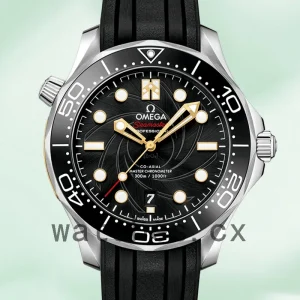Omega Seamaster 210.22.42.20.01.004 Men 41mm Silver-tone Rubber Band