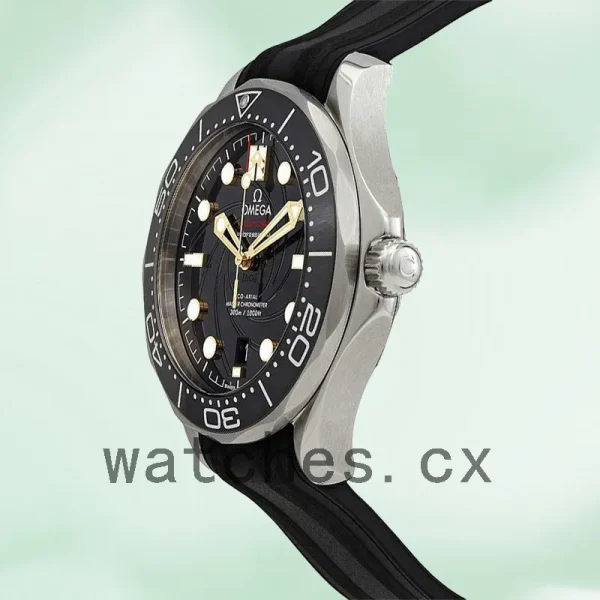 Omega Seamaster 210.22.42.20.01.004 Men 41mm Silver-tone Rubber Band - Image 3