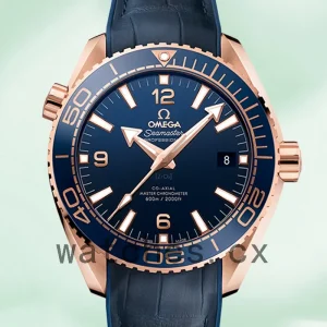 Omega Seamaster Men 45mm 215.63.44.21.03.001 Leather Strap