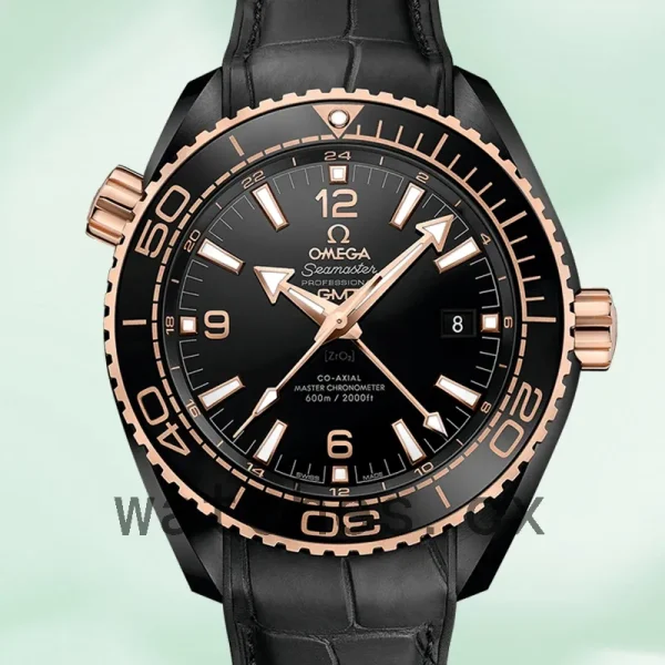 Omega Seamaster Men 45mm 215.63.46.22.01.001 Black-tone Leather Strap