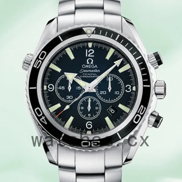 Omega Seamaster 45mm/44mm Men 2210.50.00 Silver-tone Black Dial