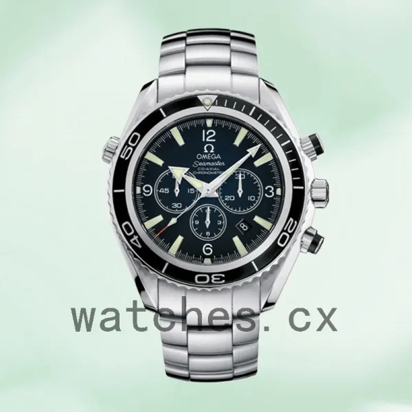 Omega Seamaster 45mm/44mm Men 2210.50.00 Silver-tone Black Dial - Image 2