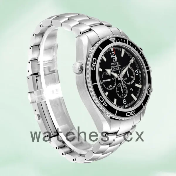 Omega Seamaster 45mm/44mm Men 2210.50.00 Silver-tone Black Dial - Image 4