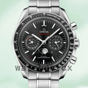 Omega Speedmaster 41mm Men 304.30.44.52.01.001 Black Dial Silver-tone