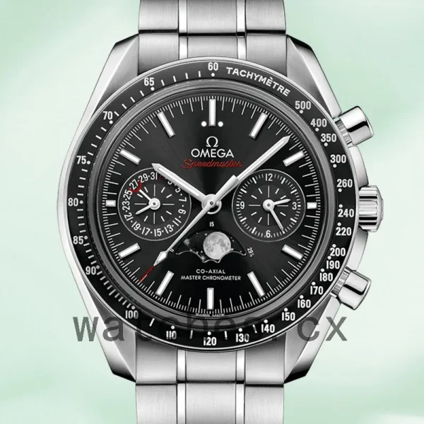 Omega Speedmaster 41mm Men 304.30.44.52.01.001 Black Dial Silver-tone