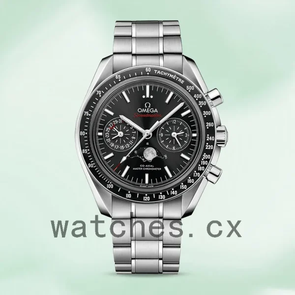 Omega Speedmaster 41mm Men 304.30.44.52.01.001 Black Dial Silver-tone - Image 2