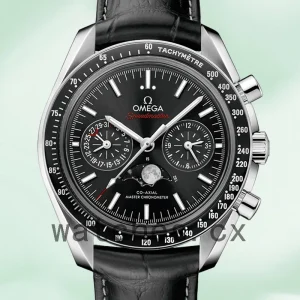 Omega Speedmaster 42mm Men 304.33.44.52.01.001 Automatic Leather Strap