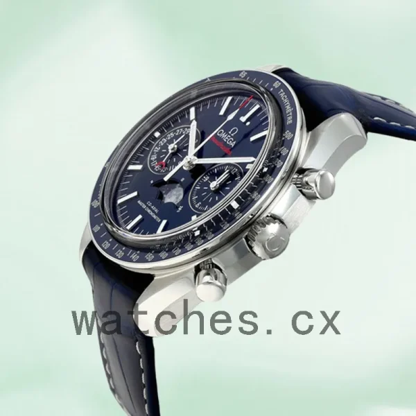 Omega Speedmaster 42mm 304.33.44.52.03.001 Men Blue Dial Silver-tone - Image 3