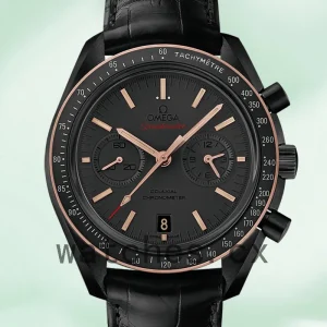 Omega Speedmaster Men 43mm 311.63.44.51.06.001 Leather Strap Black Dial