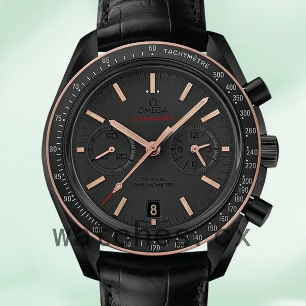 Omega Speedmaster Men 43mm 311.63.44.51.06.001 Leather Strap Black Dial