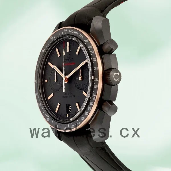 Omega Speedmaster Men 43mm 311.63.44.51.06.001 Leather Strap Black Dial - Image 3