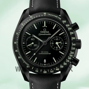 Omega Speedmaster Men 44mm 311.92.44.51.01.004 Leather Strap Black Dial