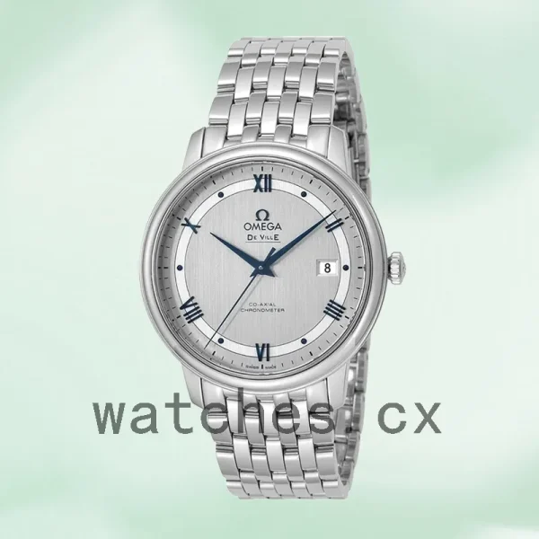 Omega De Ville Men 424.10.40.20.02.001 40mm Grey Dial - Image 2
