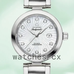 Omega De Ville 34mm 425.30.34.20.55.001 Ladies Silver-tone