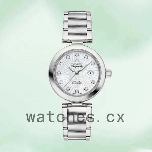 Omega De Ville 34mm 425.30.34.20.55.001 Ladies Silver-tone - Image 2