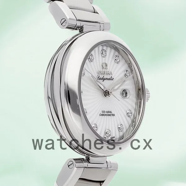 Omega De Ville 34mm 425.30.34.20.55.001 Ladies Silver-tone - Image 3