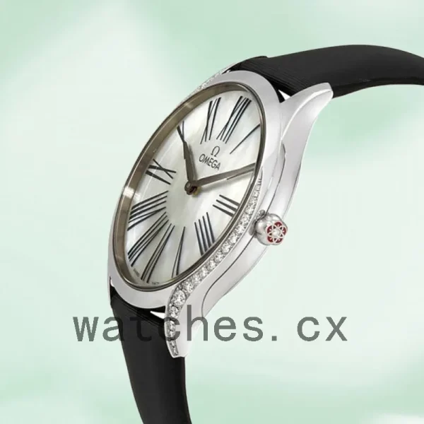 Omega De Ville 428.17.36.60.05.001 36mm Ladies White Dial Silver-tone - Image 3