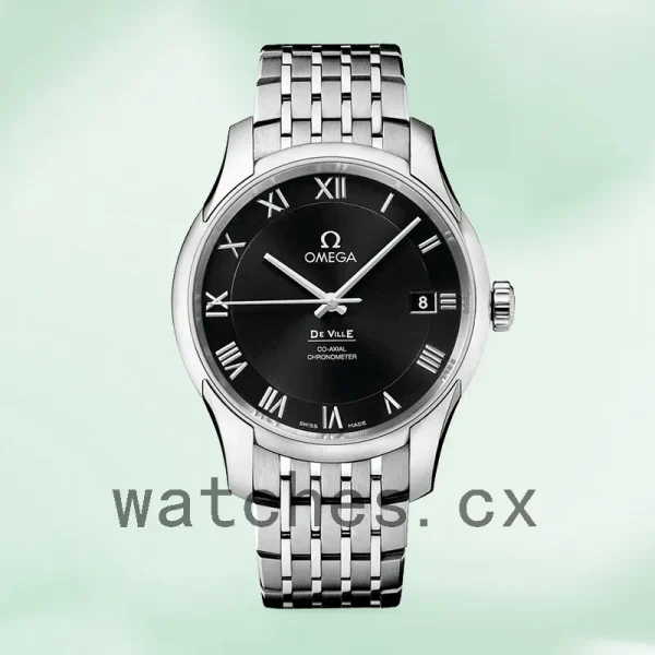 Omega De Ville Men 41mm 431.10.41.21.01.001 Bracelet Black Dial - Image 2