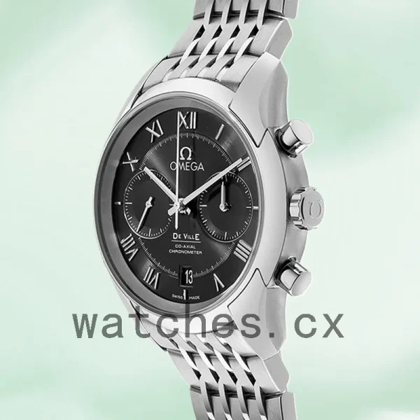 Omega De Ville 431.10.42.51.01.001 42mm Men Silver-tone Bracelet - Image 3