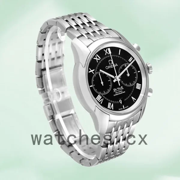 Omega De Ville 431.10.42.51.01.001 42mm Men Silver-tone Bracelet - Image 4
