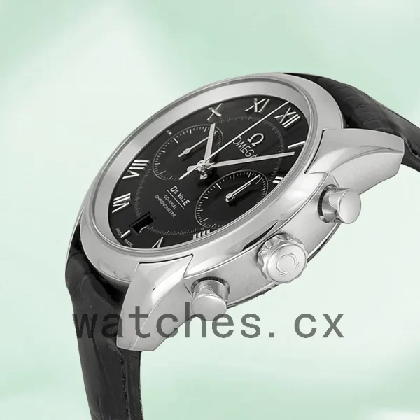 Omega De Ville 431.13.42.51.01.001 Men 42mm Silver-tone Leather Strap - Image 3