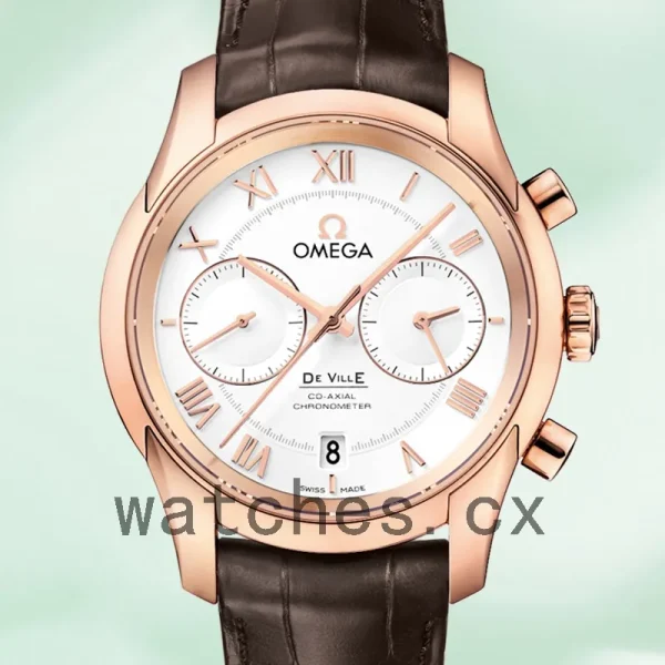 Omega De Ville 431.53.42.51.02.001 42mm Men Rose Gold-tone