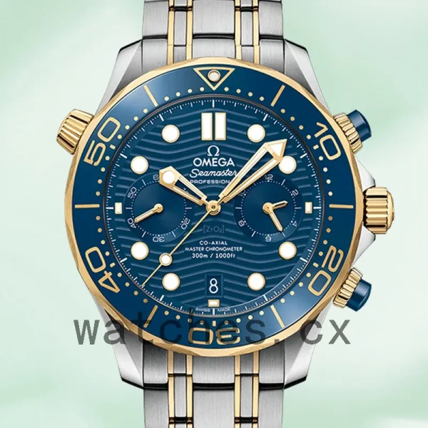 Omega Seamaster Men 44mm 210.20.44.51.03.001 Bracelet Blue Dial