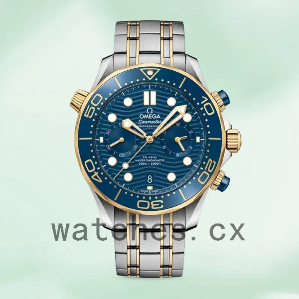 Omega Seamaster Men 44mm 210.20.44.51.03.001 Bracelet Blue Dial - Image 2