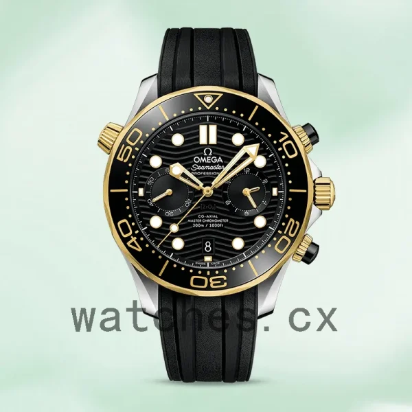 Omega Seamaster 44mm 210.22.44.51.01.001 Men Rubber Band - Image 2